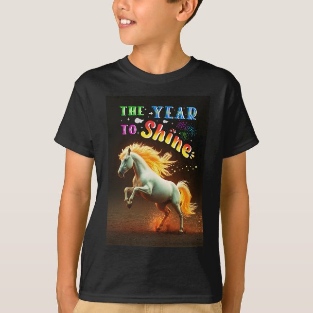 Das Jahr zum Strahlen T-Shirt (Vorderseite)