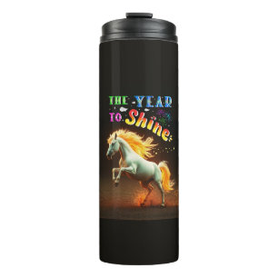 Das Jahr zum Strahlen Thermosbecher