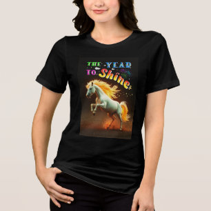 Das Jahr zum Strahlen Tri-Blend Shirt