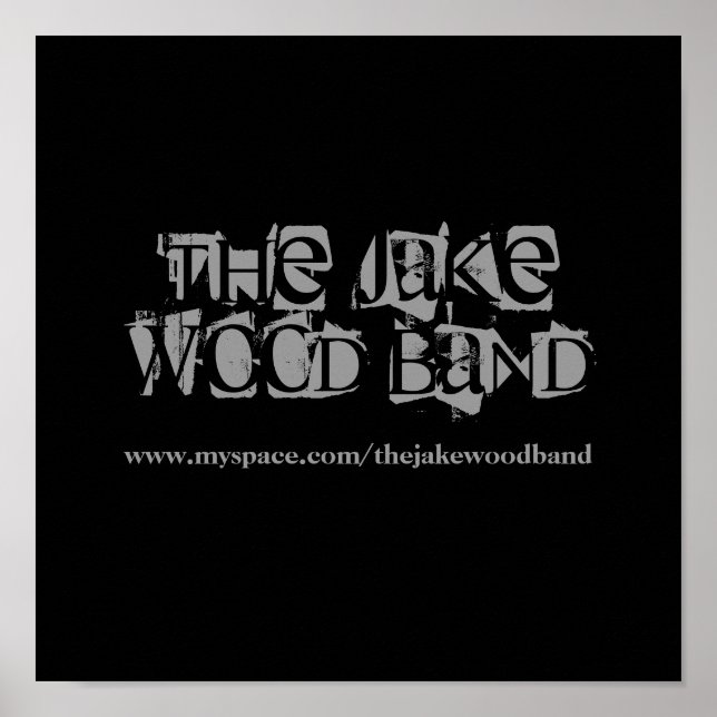 Das Jake Wood Band Poster (Vorne)