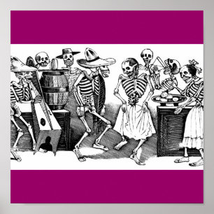 "Das Jarabe in der anderen Welt tanzend " Poster