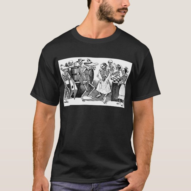 "Das Jarabe in der anderen Welt tanzend " T-Shirt (Vorderseite)