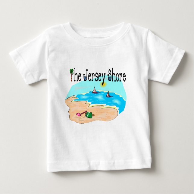 Das Jersey-Ufer Baby T-shirt (Vorderseite)