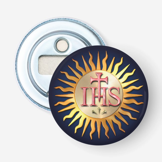 Das Jesuit-Siegel Flaschenöffner (Vorderseite)