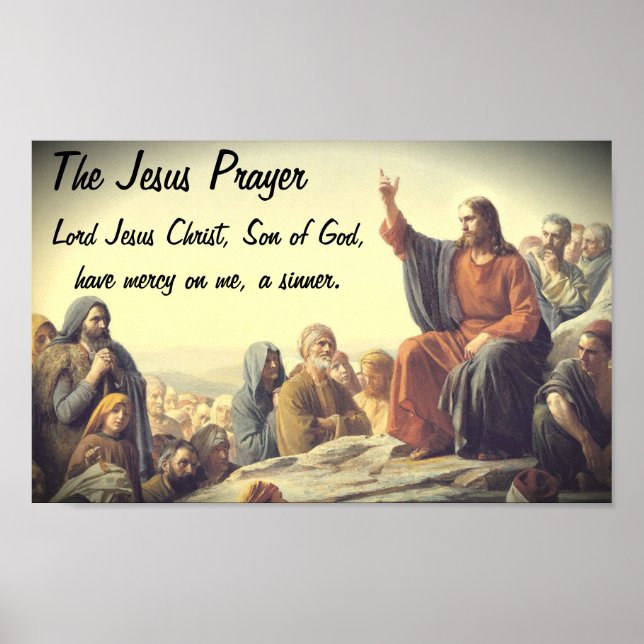 Das Jesus-Gebet-Poster Poster (Vorne)