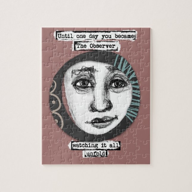 Das Jigsaw-Puzzle des Beobachters Puzzle (Vertikal)