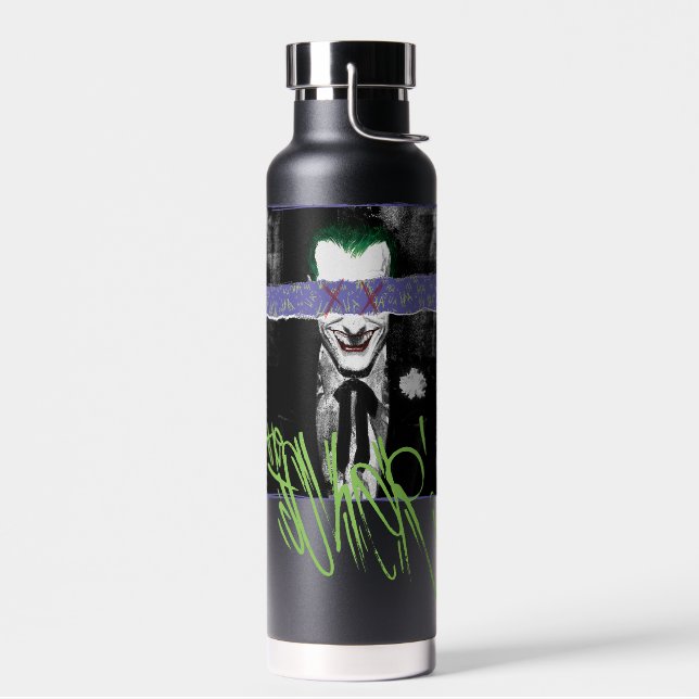 Das Joker-Scrapbook-Foto Trinkflasche (Links)