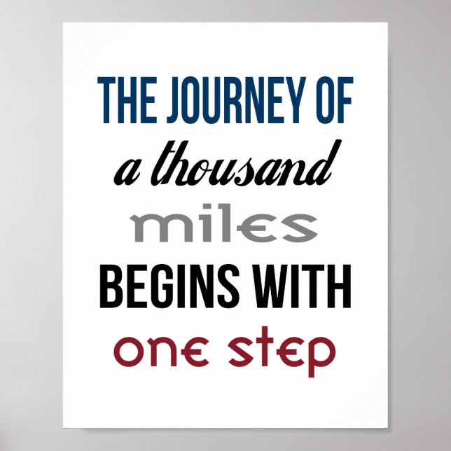 Das Journey Poster (Standard-Bildformat) (Vorne)