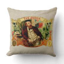 Das Judge Vintage-Zigarrenkistenetikett