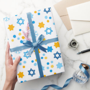 Das jüdische Stern-David-Geschenkpapier Geschenkpapier