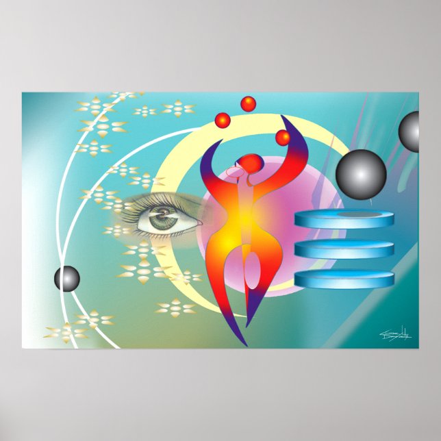 Das Juggler-Poster Poster (Vorne)