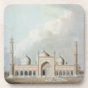 Das Jummah Musjed, Delhi, Platte XXIII von 'Orient Getränkeuntersetzer