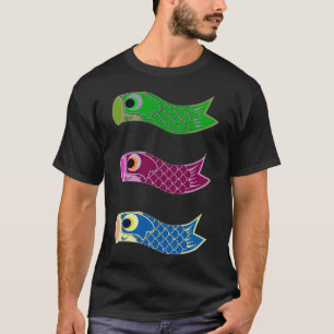Das Jungenfest Japan Karpfen Windsocks T-Shirt