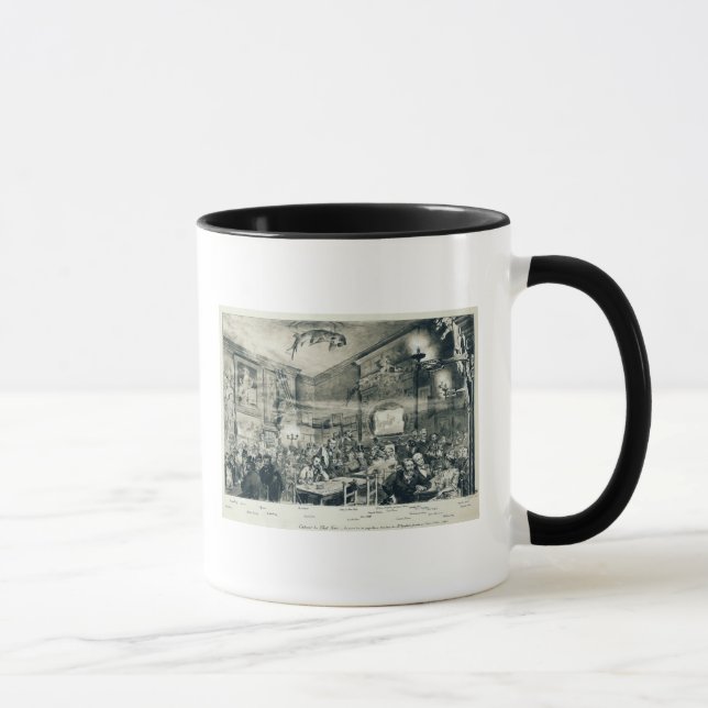 Das Kabarett du Chat Noir, 1886 Tasse (Rechts)