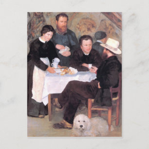 Das Kabarett von Mm Antony von Pierre Renoir Postkarte