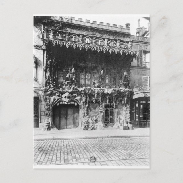 Das Kabarettde "l'Enfer" in Paris Postkarte (Vorderseite)