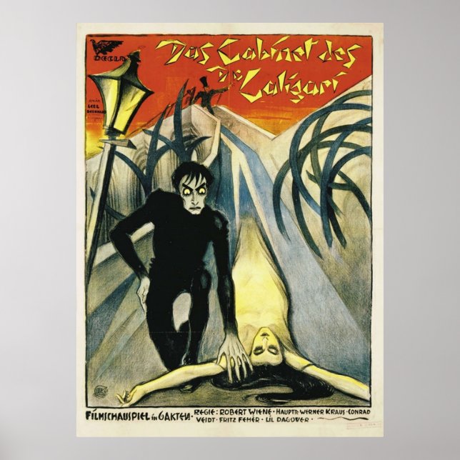 Das Kabinett des Films Dr. Caligari Poster (Vorne)