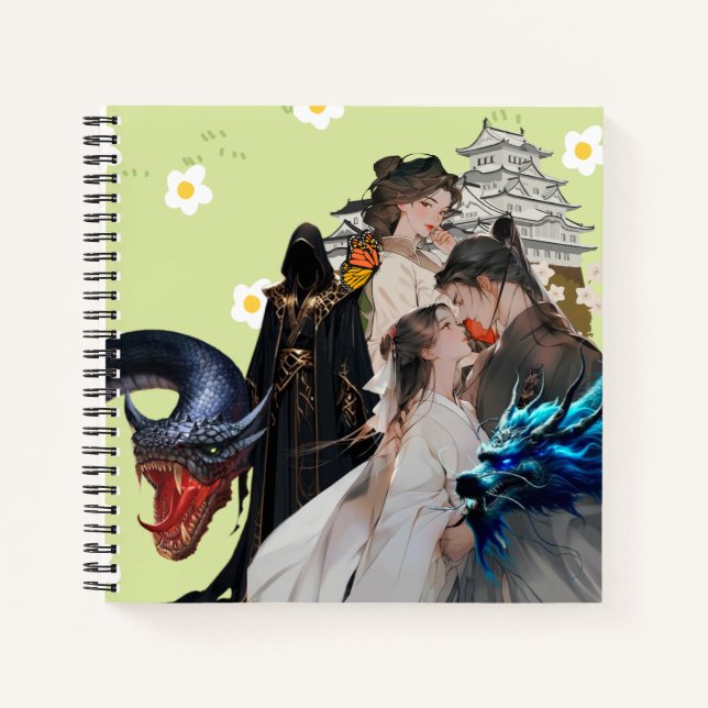 Das Kaelithian World Square Spiral Notebook Notizbuch (Vorderseite)