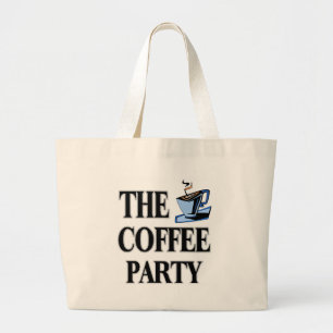 Das Kaffee-Party Jumbo Stoffbeutel