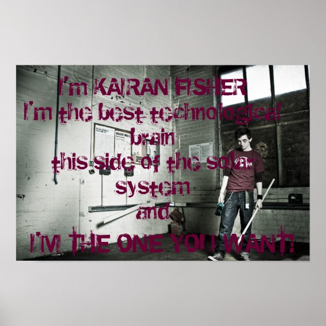 Das Kai COS Poster (selten) Gewollt (Vorne)