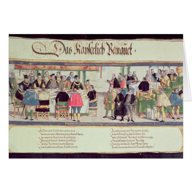 Das Kaiserbankett: eine Szene (Vorderseite (Horizontal))