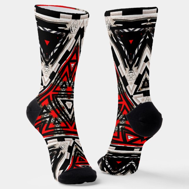 das Kaleidoskop des Lebens Socken (Gewinkelt)