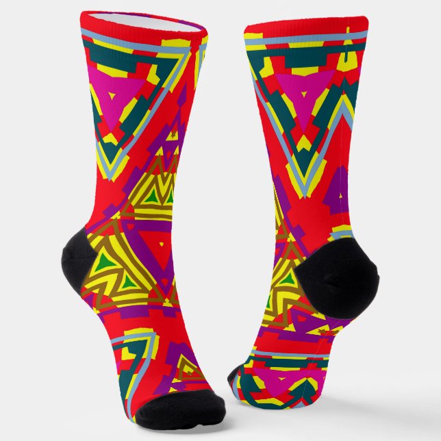 das Kaleidoskop des Lebens Socken (Gewinkelt)
