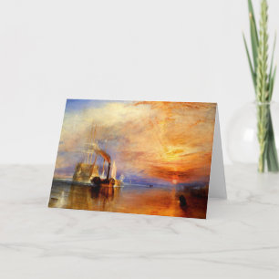 Das kämpfende Temeraire, J.M.W. Turner Karte