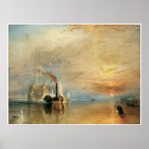Das kämpfende Temeraire J.M.W. Turner Poster