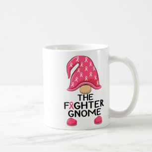 Das Kämpfer-Gnome - Brustkrebs-Bewusstsein Kaffeetasse