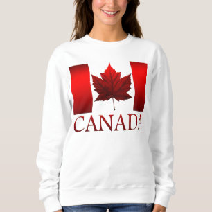 Das Kanada-Flaggen-Shirt-Gewohnheit der Sweatshirt
