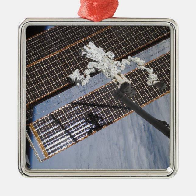 Das kanadische Dextre-Robotersystem 3 Silbernes Ornament (Vorne)