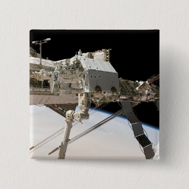 Das kanadische Dextre-Robotersystem Button (Vorderseite)