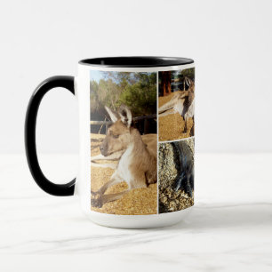 Das Känguru-Bildercollage, Tasse