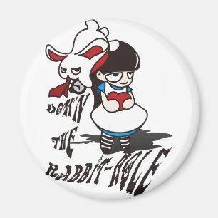 Das Kaninchen hinunter Magnet