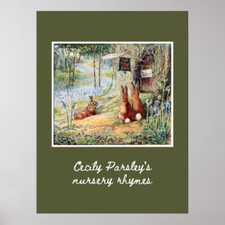 Das Kaninchenrückzug Poster