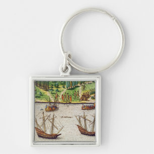 Das Kap von Florida und von Delphin-Fluss Schlüsselanhänger