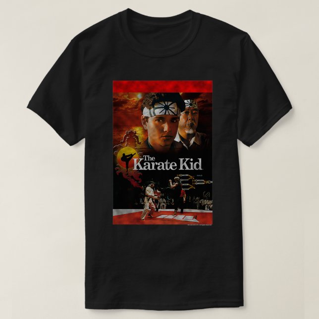 Das Karate Kid Movie Poster beim Beobachten  T-Shirt (Design vorne)