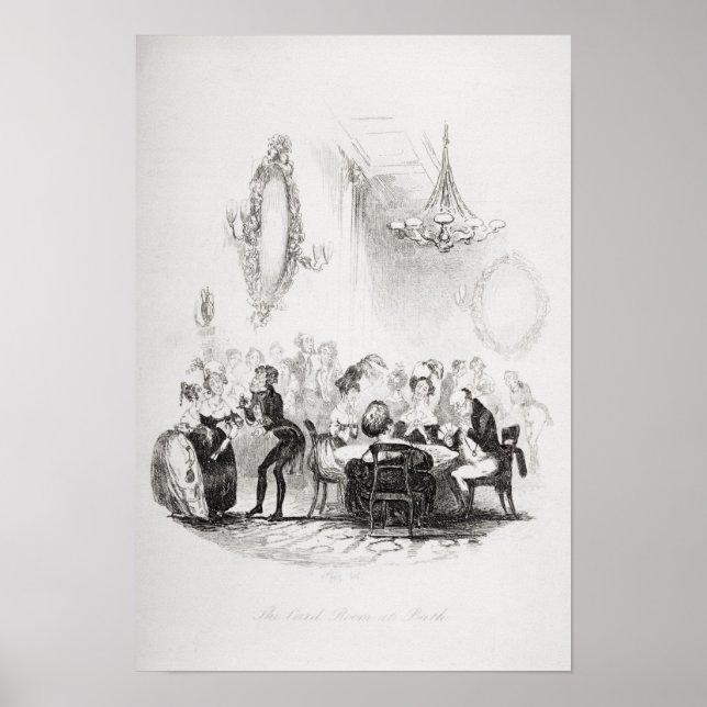 Das Kartenzimmer im Bath Poster (Vorne)