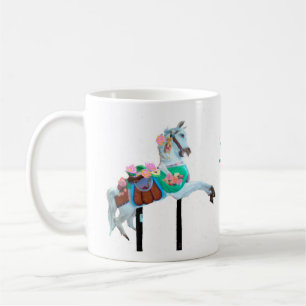 "DAS KARUSSELLPFERD DEKORATIVE TASSE" KAFFEETASSE