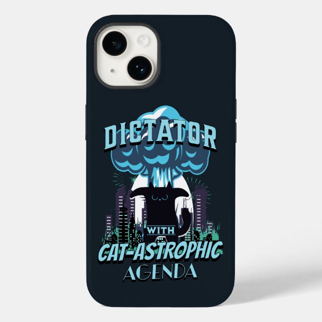 Das katastrophale Funny Cat Design Case-Mate iPhone Hülle (Rückseite)