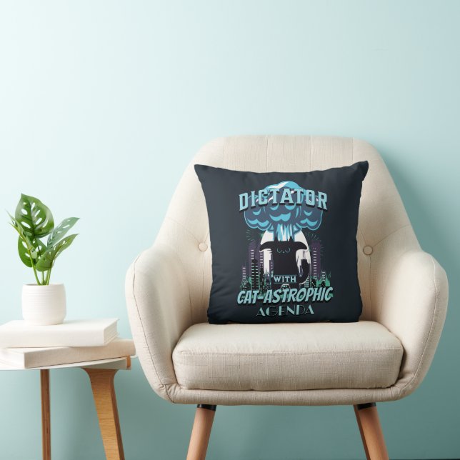 Das katastrophale Funny Cat Design Kissen (Stuhl )