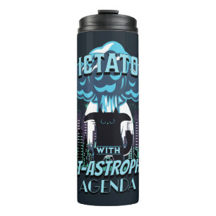 Das katastrophale Funny Cat Design Thermosbecher