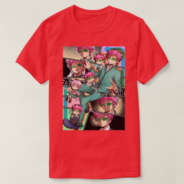 Das katastrophale Leben von Saiki K 1 T-Shirt (Design vorne)