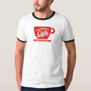 Das katholische Café-Tassen-T-Shirt T-Shirt