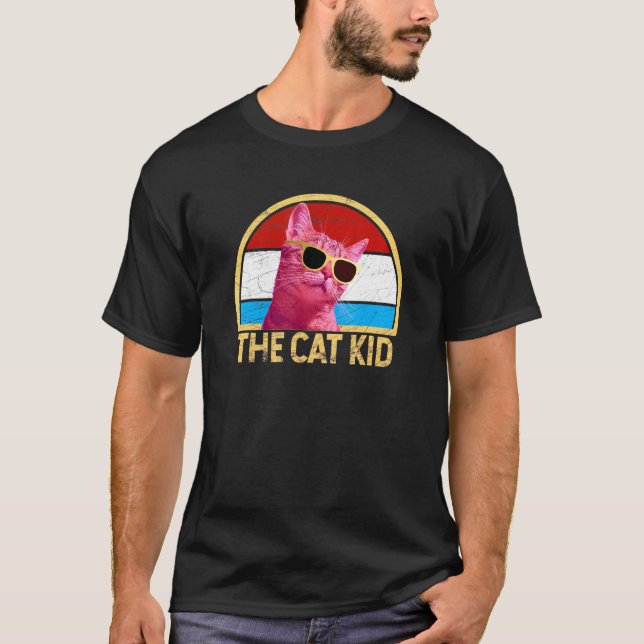 Das Katzen-Kind T-Shirt (Vorderseite)