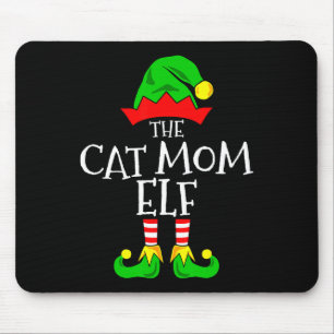 Das Katzen-Mutter-Elfen lustige Weihnachten Hausti Mousepad