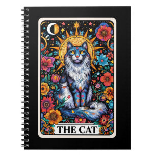 Das Katzengeist-Tarotkarten-Notizbuch Notizblock
