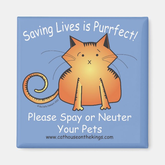 Das Katzenhaus auf der Spay und dem Neuter der Kön Magnet (Vorne)