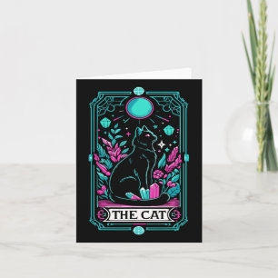 Das katzenkartenHalloween-Tarot mit dem mystischen Karte